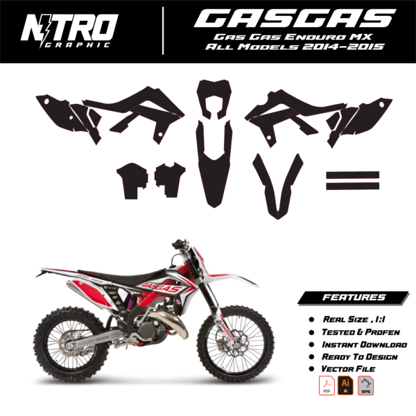 TEMPLATE Gas Gas Enduro MX All Models 2014-2015