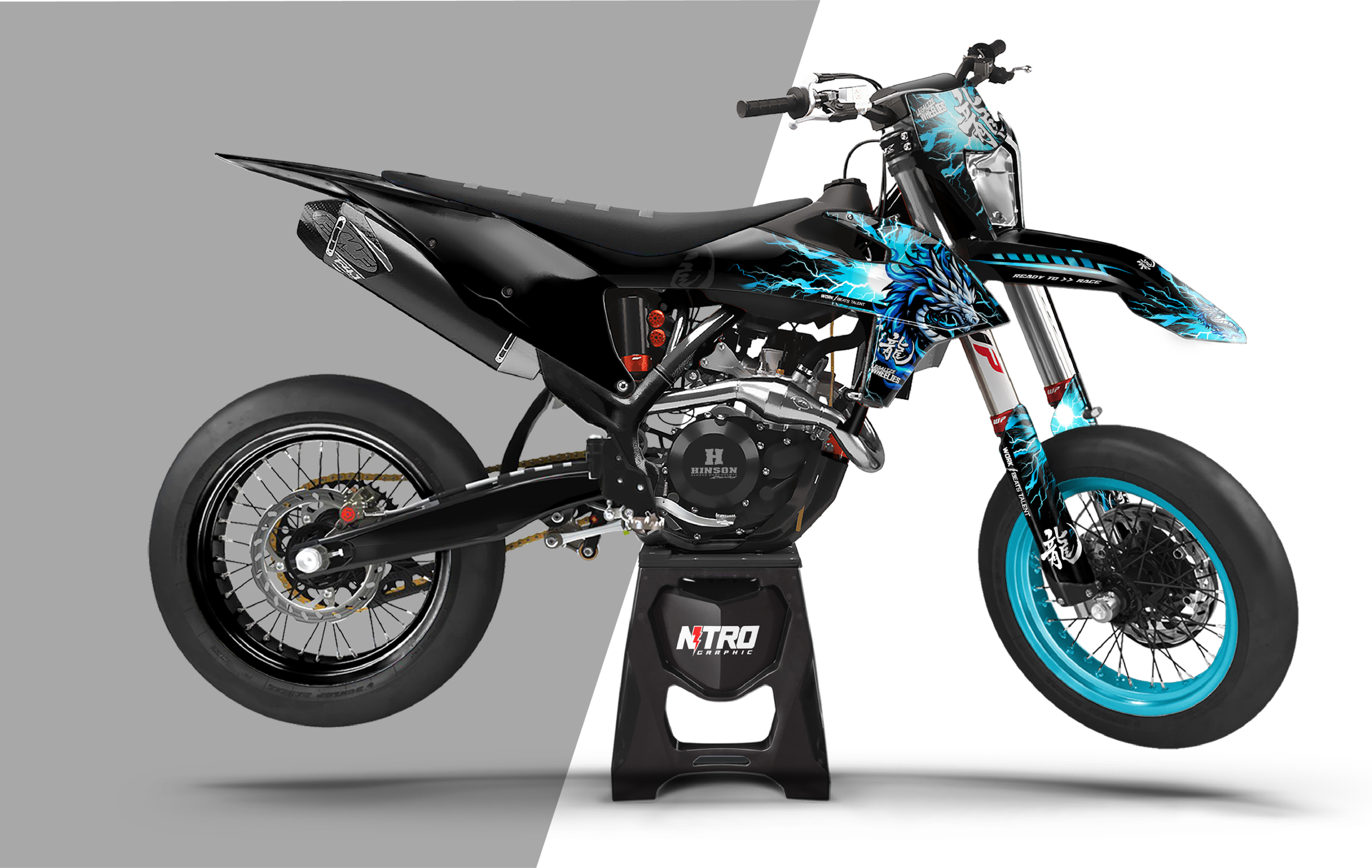 Mockup Services and color change For KTM EXC Supermoto Fifty Design