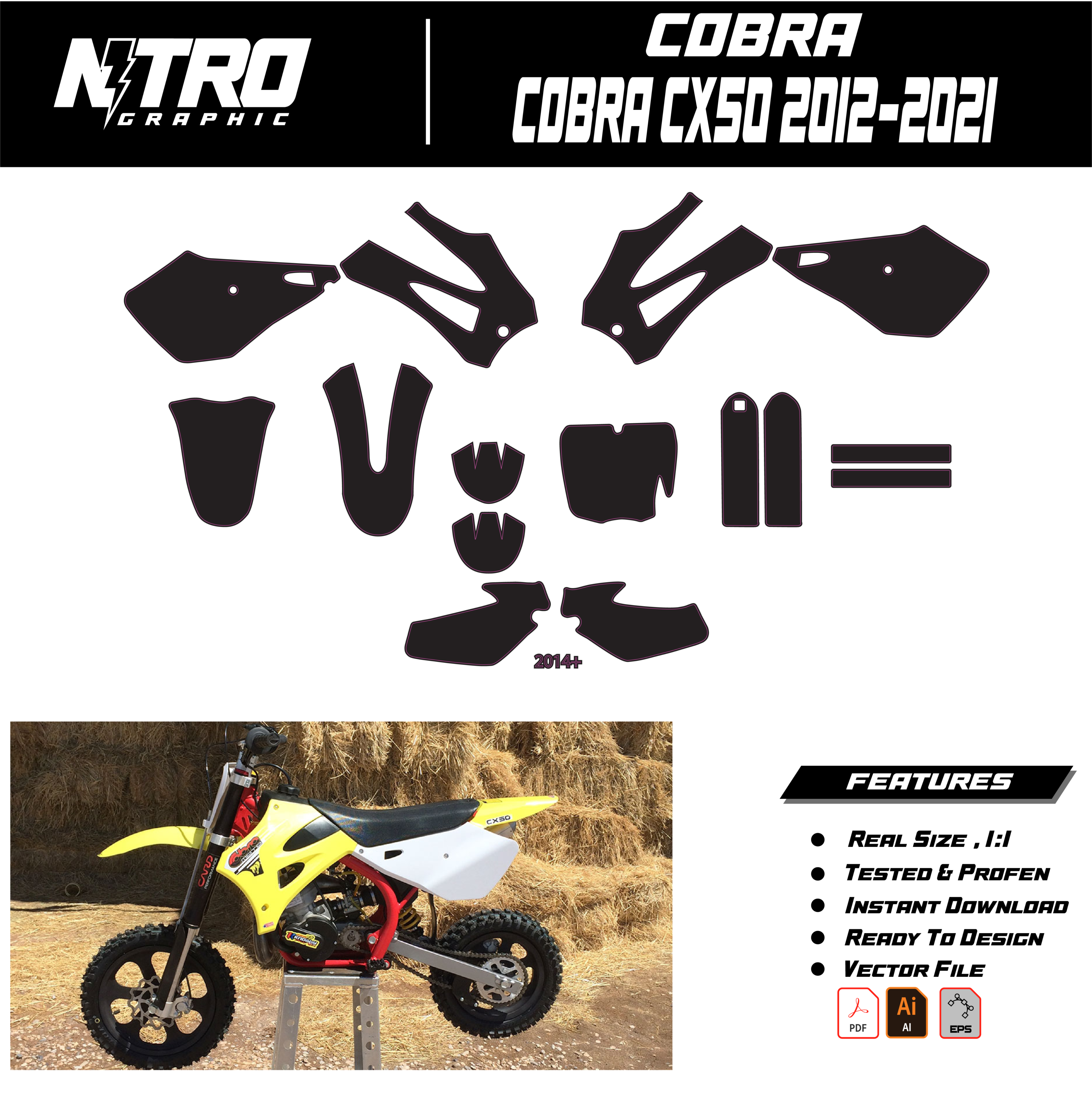 TEMPLATE COBRA CX 50 2012-2021