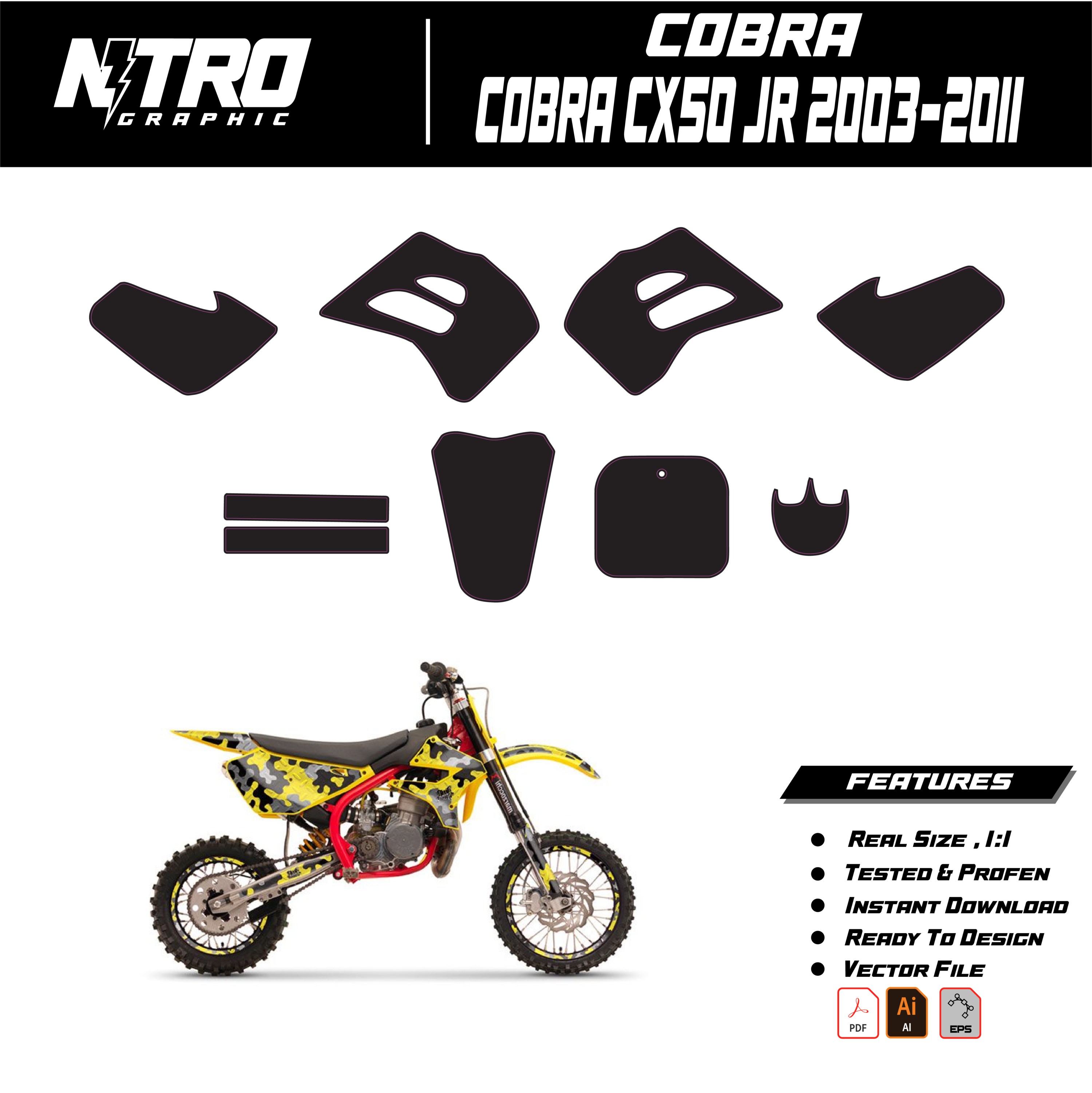 TEMPLATE Cobra CX50 JR 2003-2011