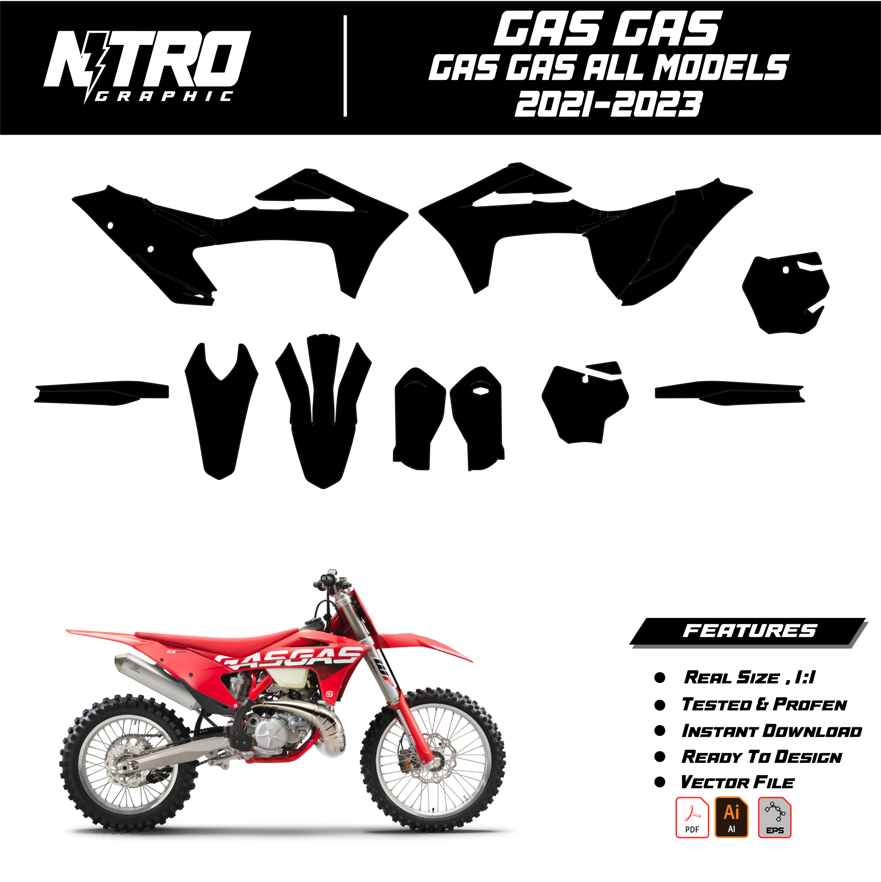 TEMPLATE GasGas All Models 2021 2022 2023