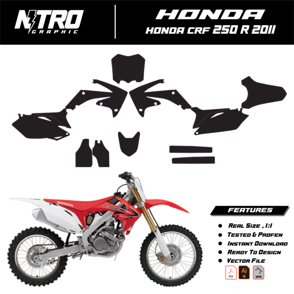 TEMPLATE HONDA CRF 250 R 2011