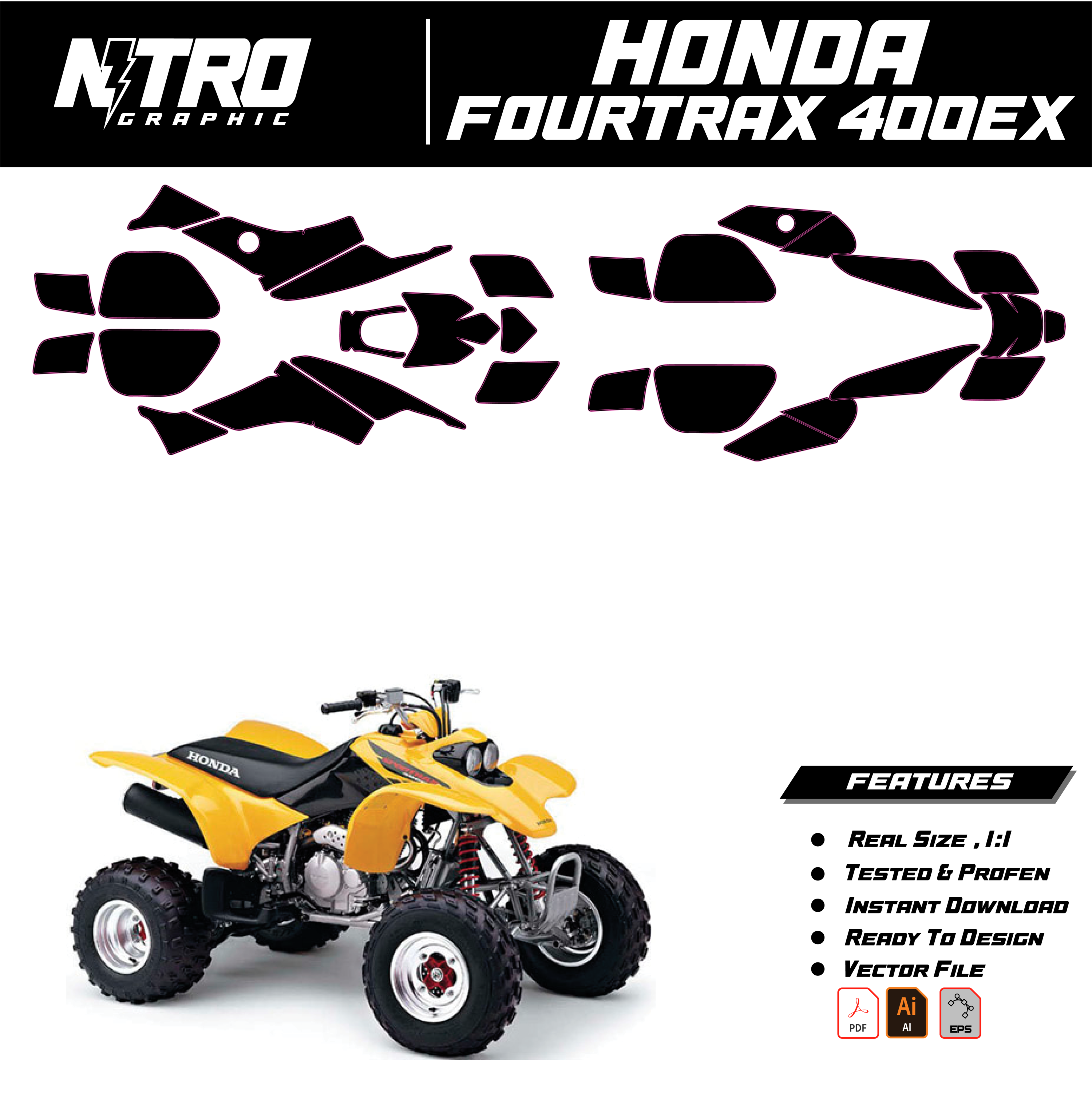 HONDA FOURTRAX 400EX QUADS ATV