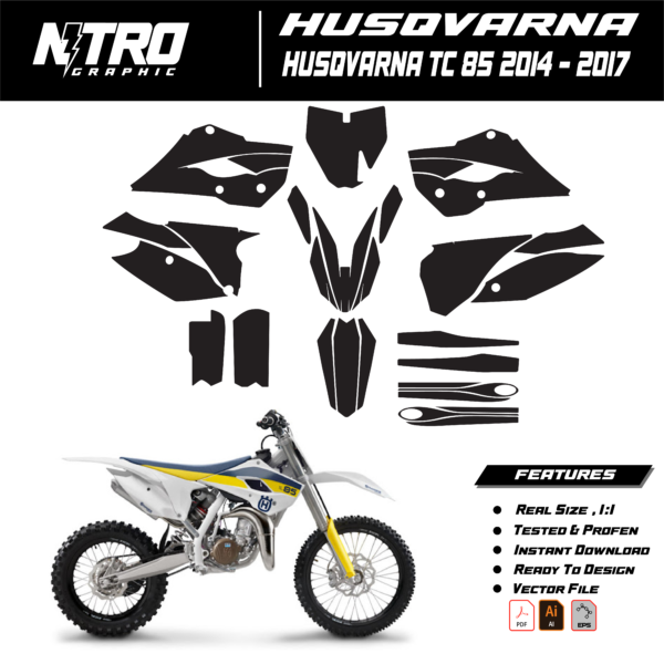 TEMPLATE Husqvarna TC 85 (20114 - 2017)