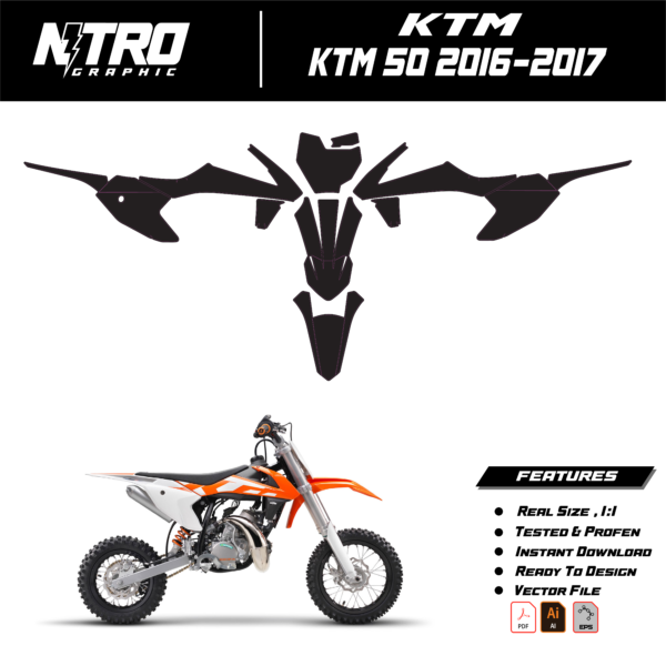 TEMPLATE KTM 50 2016-2017