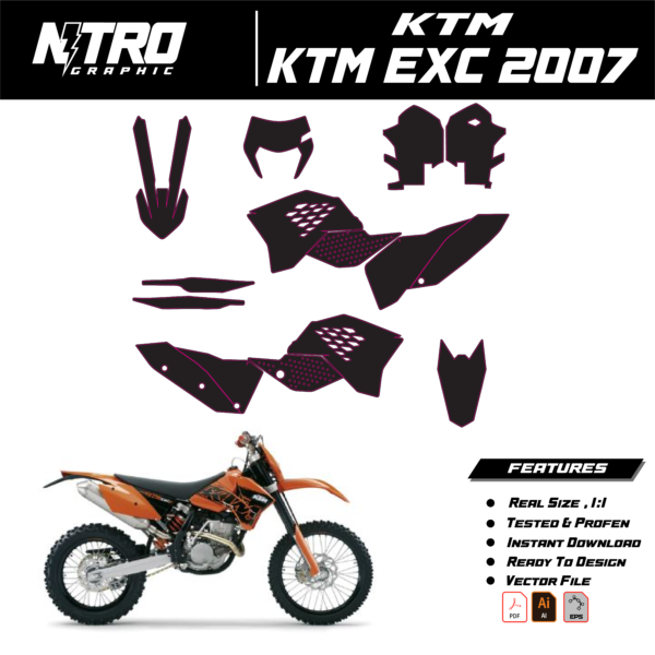 TEMPLATE KTM EXC 2007