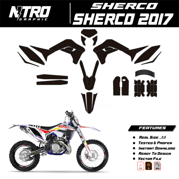 TEMPLATE SHERCO 2017