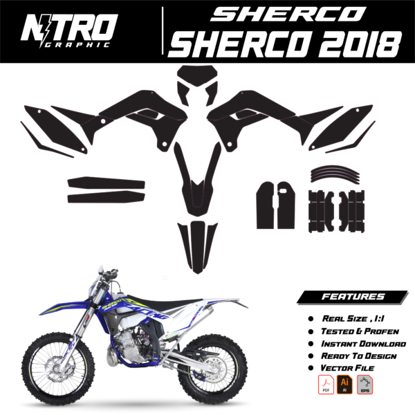 TEMPLATE SHERCO 2018