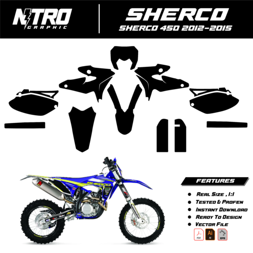 TEMPLATE SHERCO 450 2012-2015