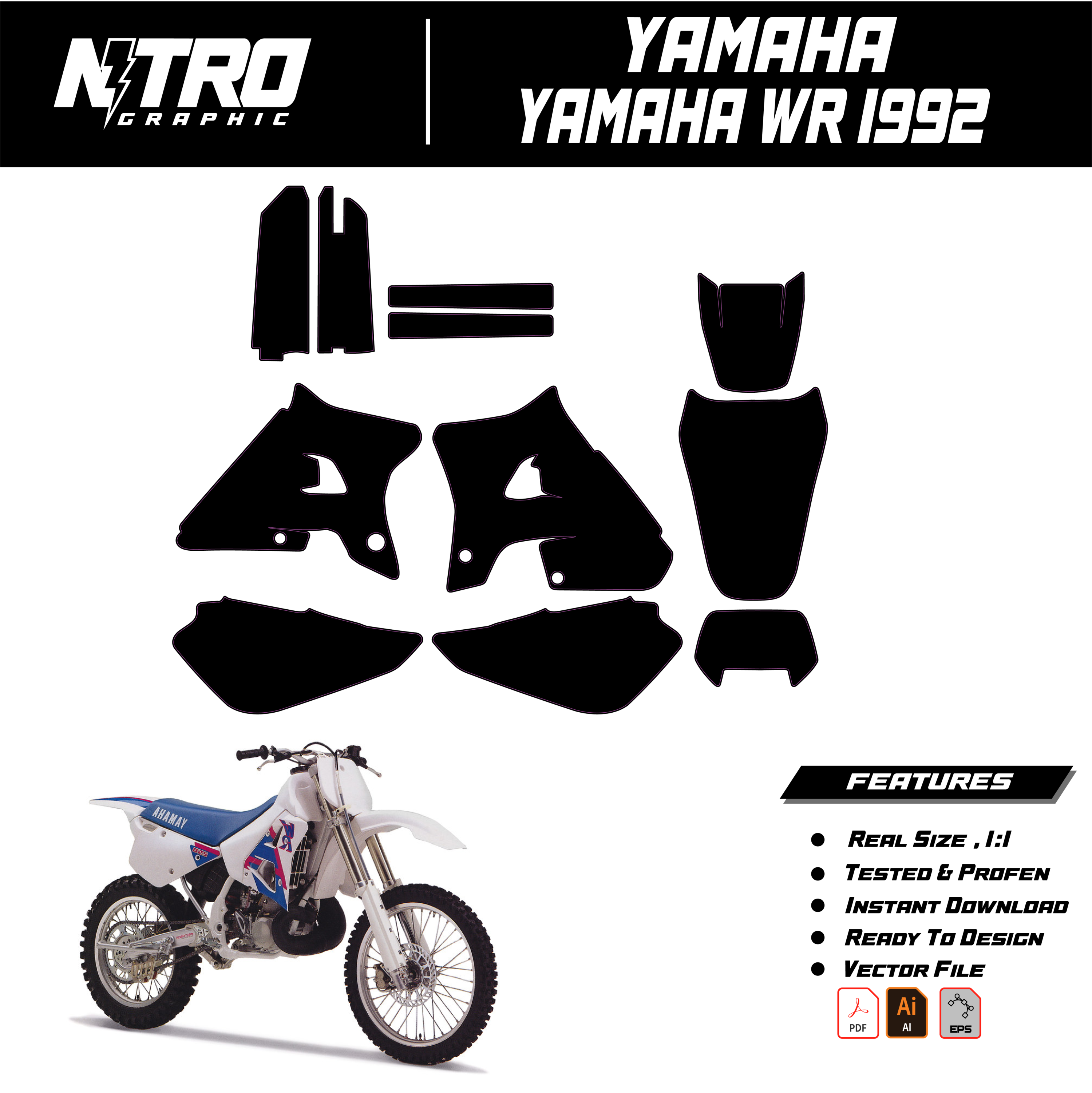 TEMPLATE Yamaha WR 1992