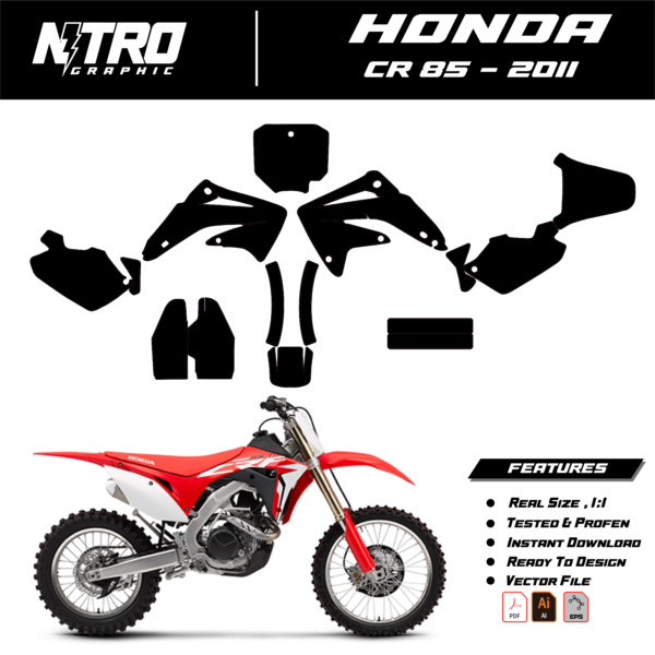 TEMPLATE HONDA CR 85 2011