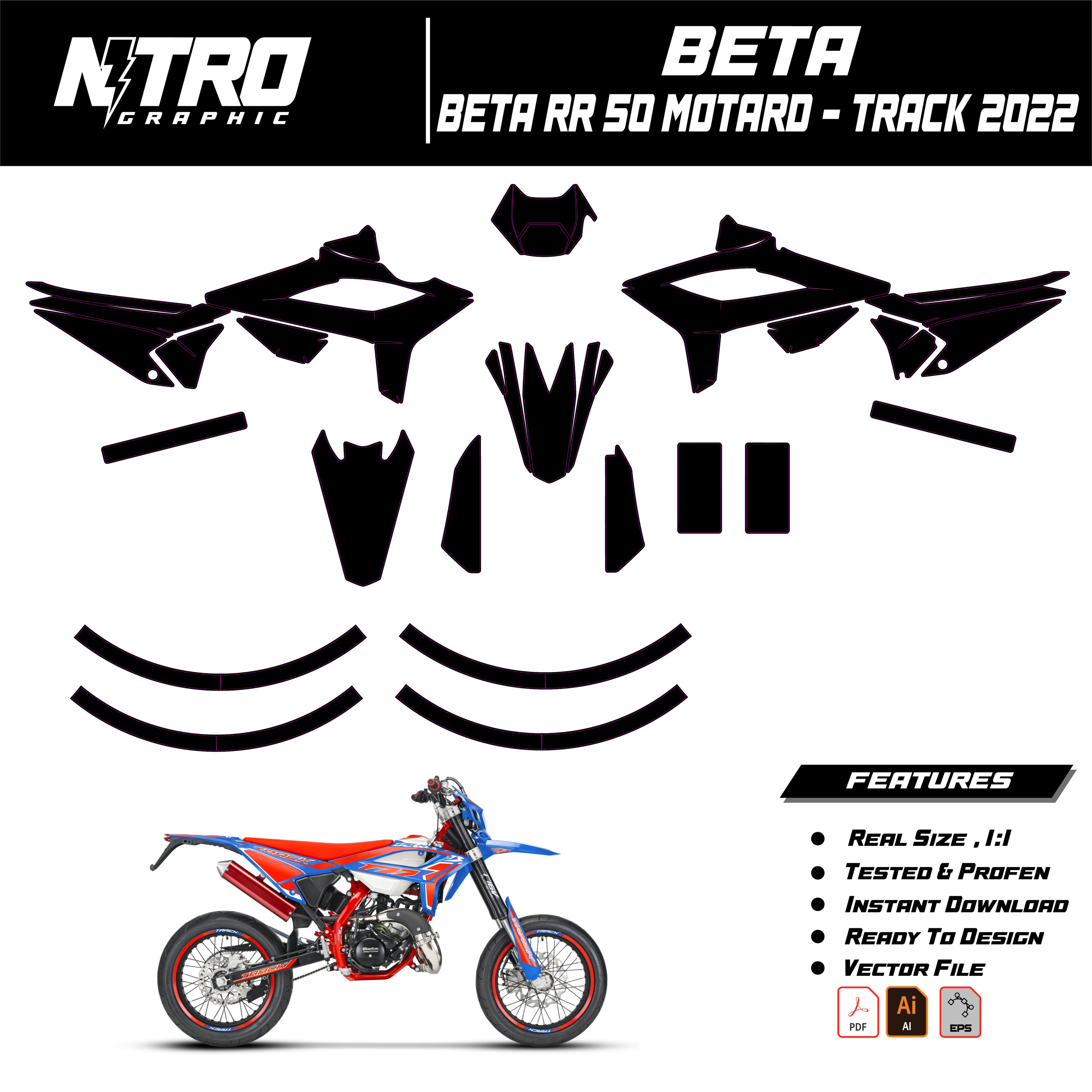 BETA RR 50 MOTARD - TRACK 2022