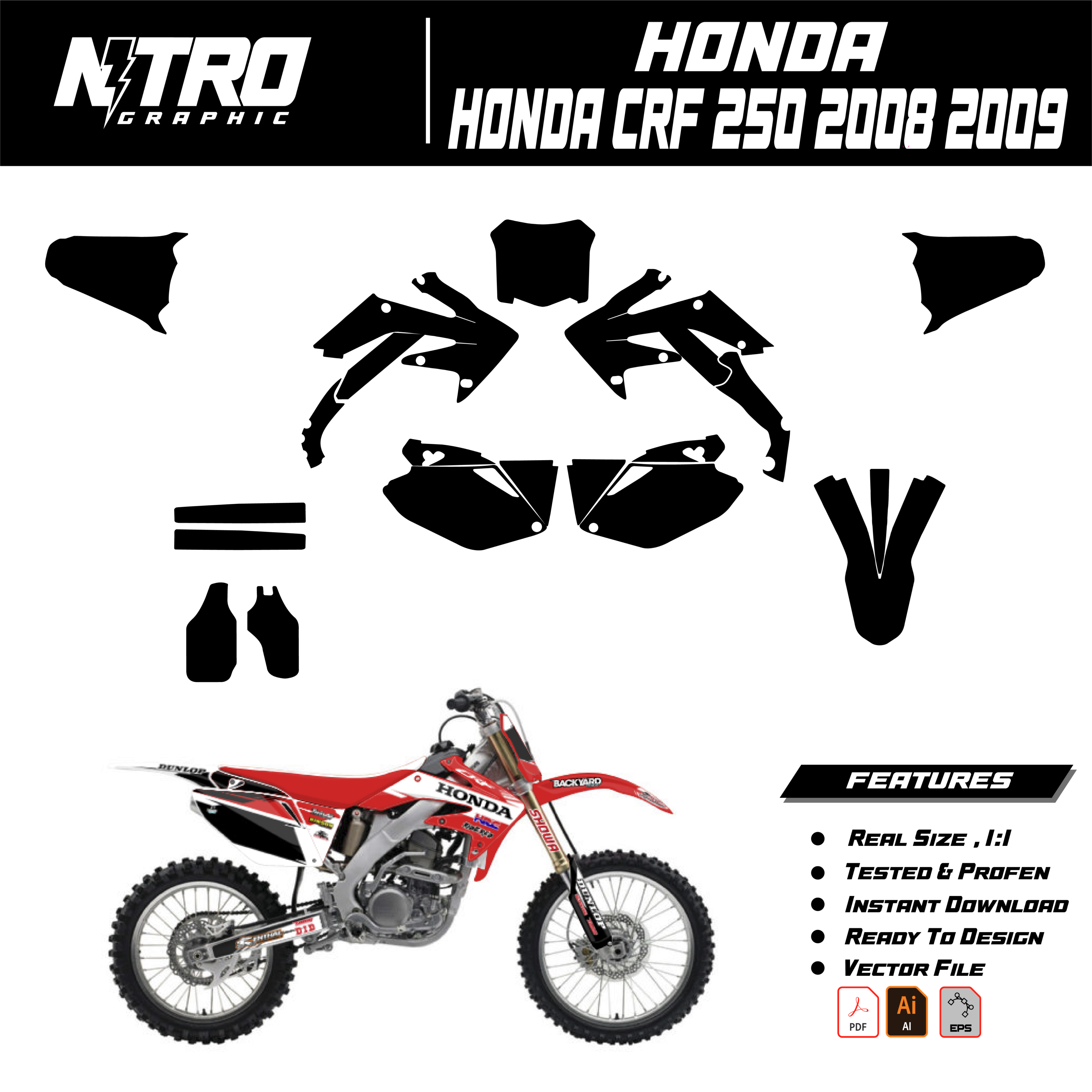 HONDA CRF 250 2008 2009