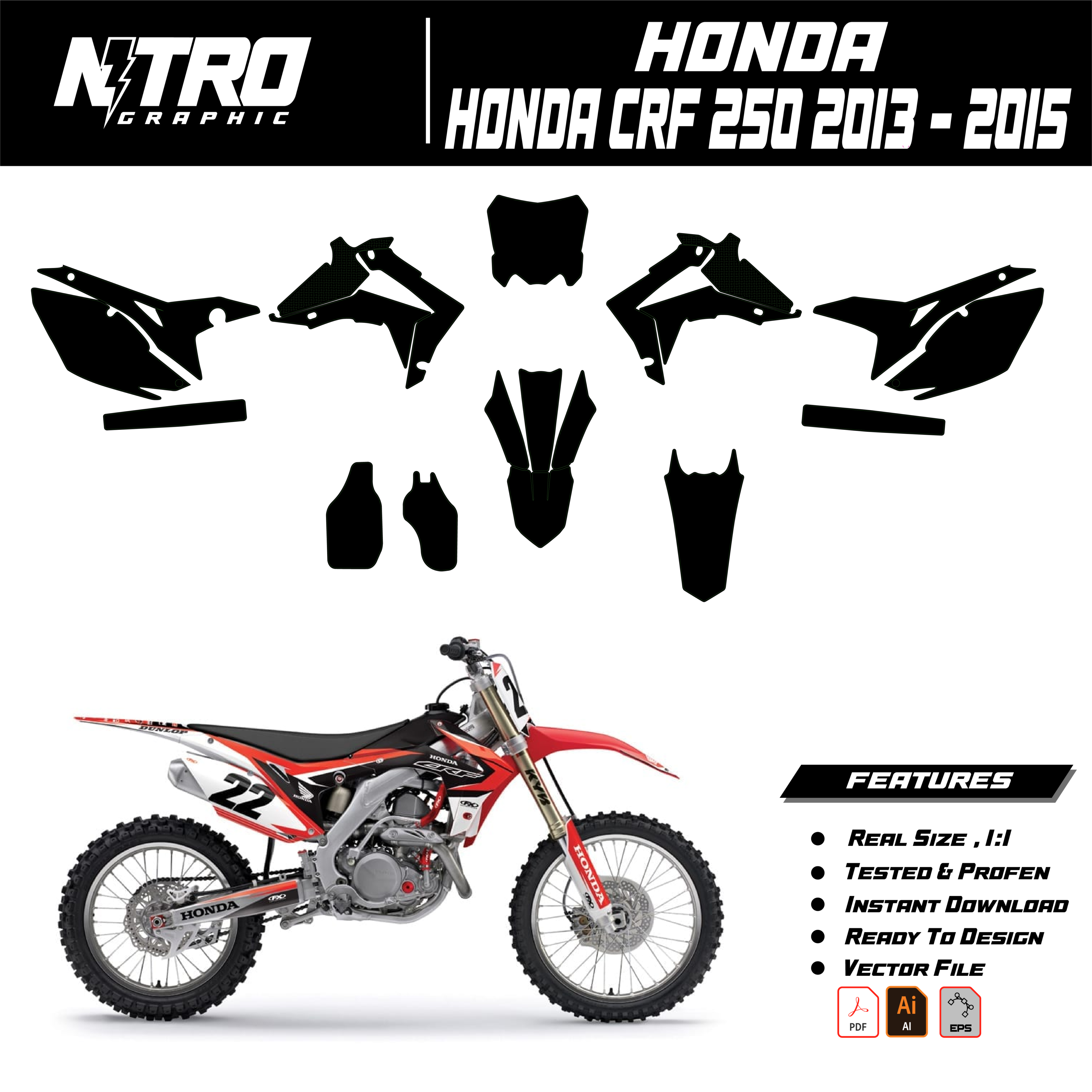 HONDA CRF 250 2013 - 2015