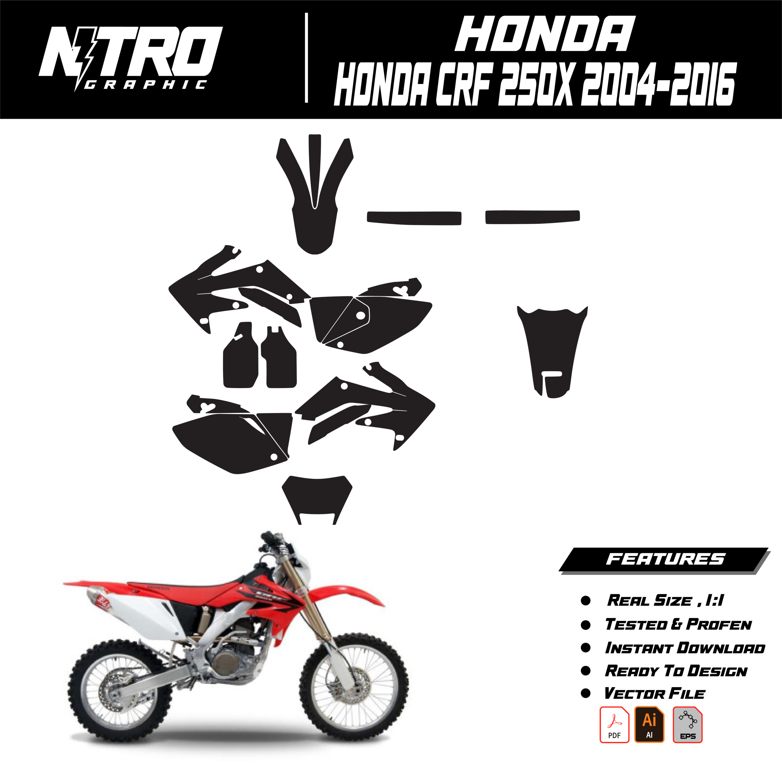 HONDA CRF 250X 2004-2016
