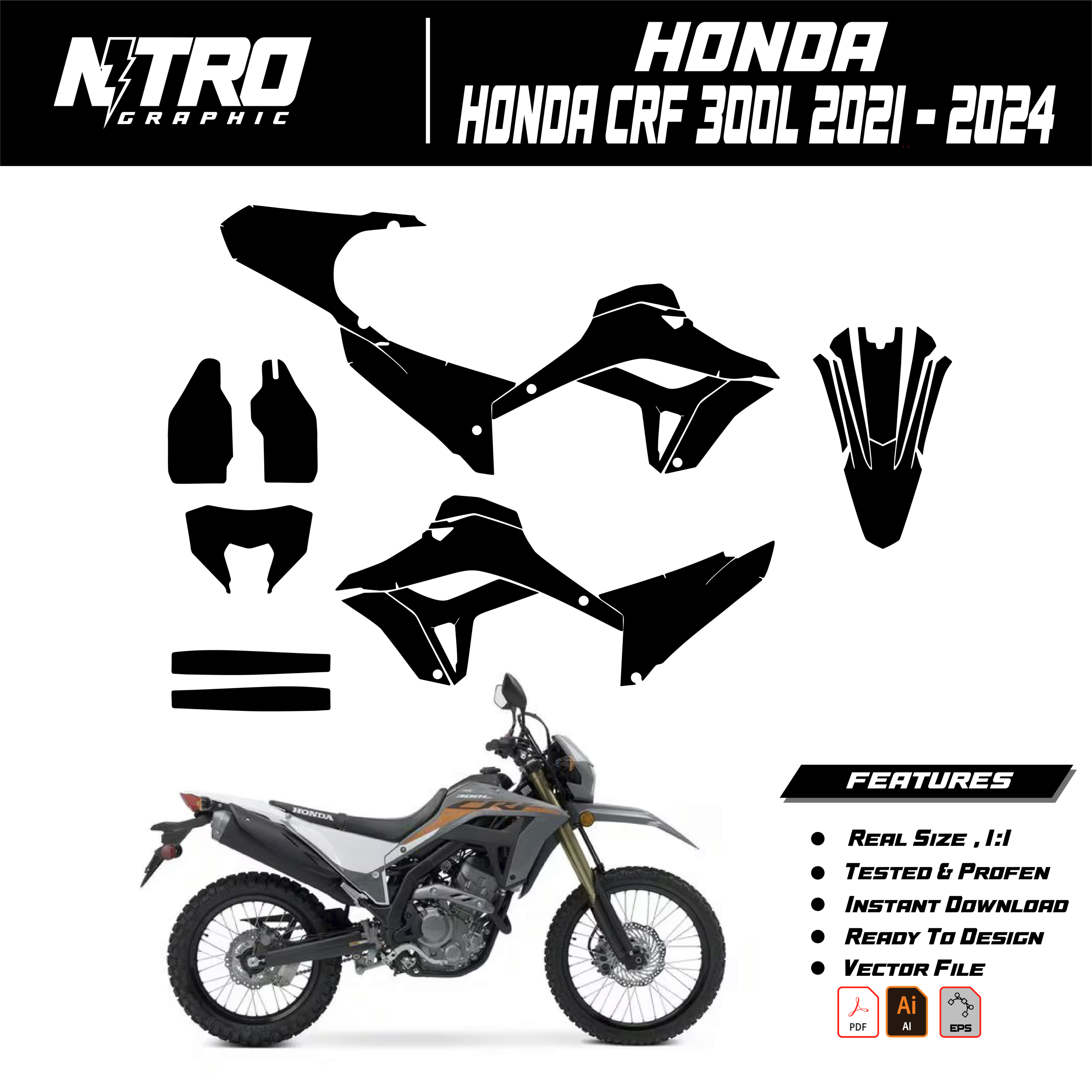 HONDA CRF 300L 2021 - 2024