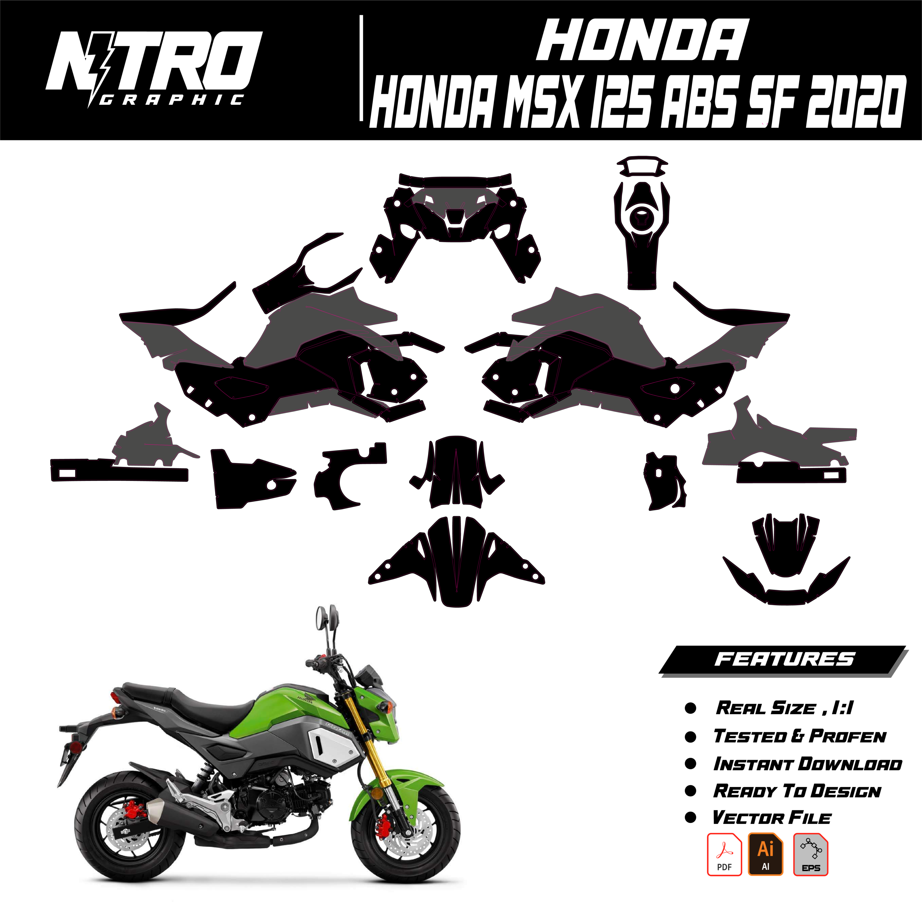 HONDA MSX 125 ABS SF 2020