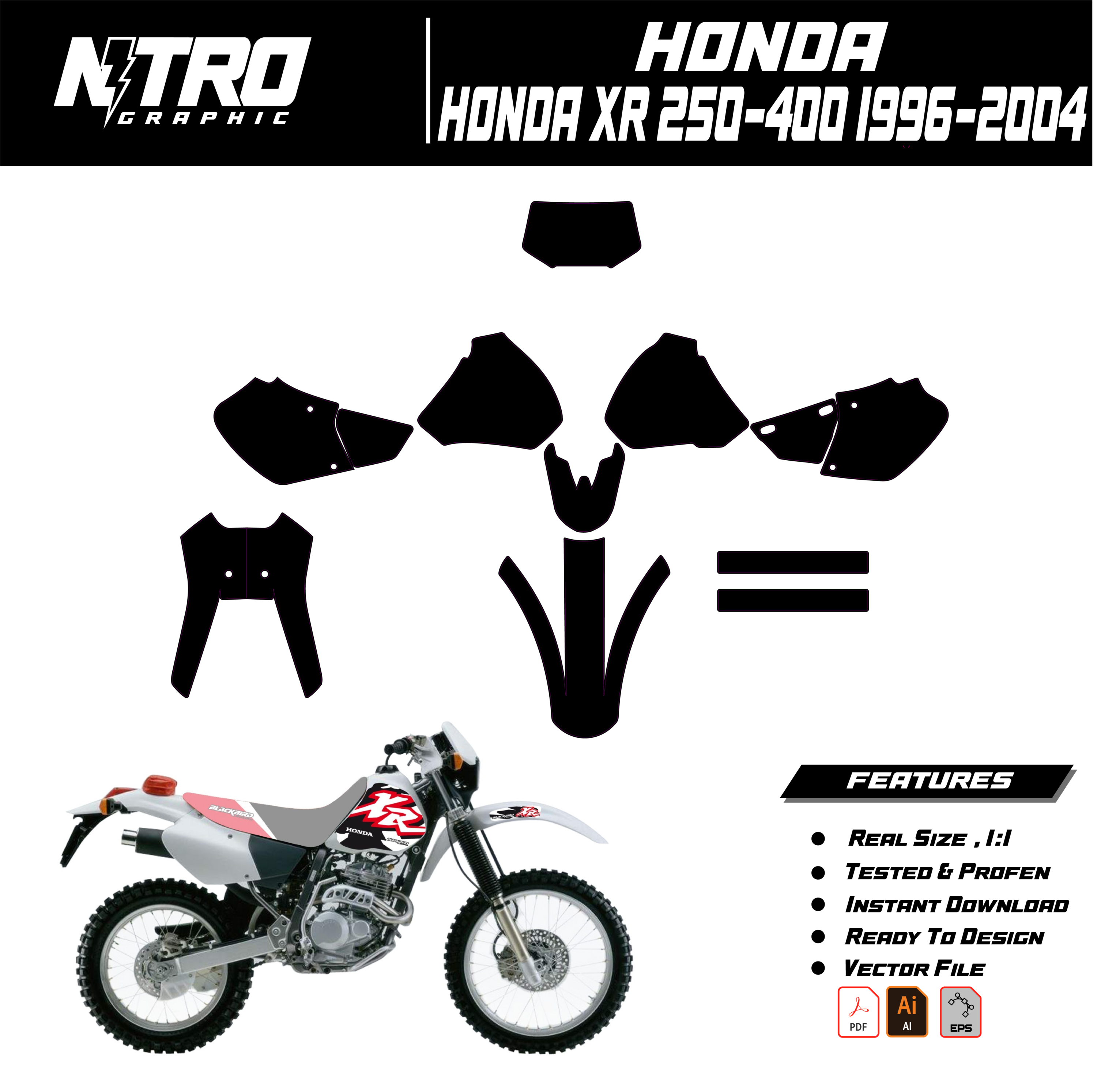 HONDA XR 250-400 1996-2004