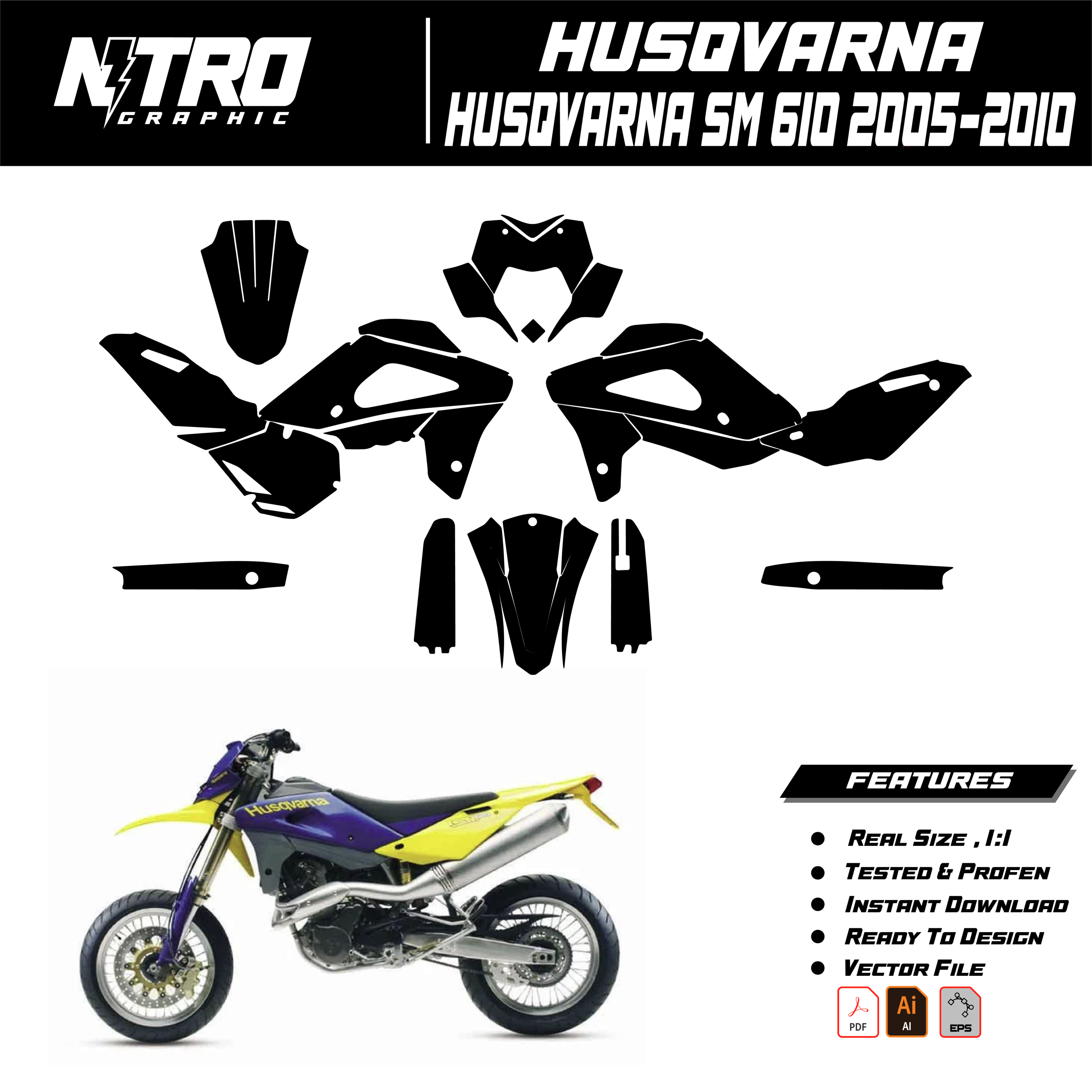 HUSQVARNA SM 610 2005-2010