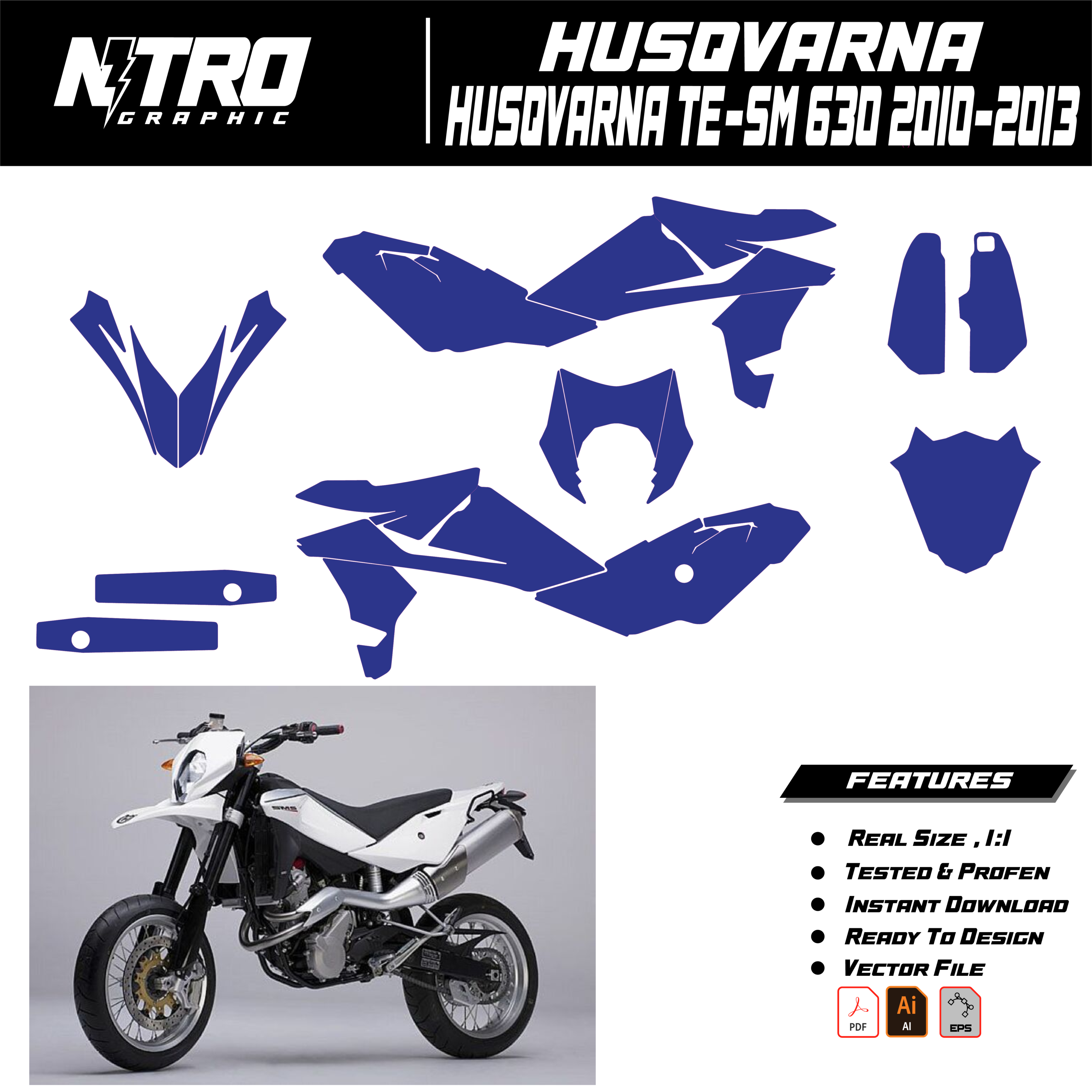 HUSQVARNA TE-SM 630 2010-2013