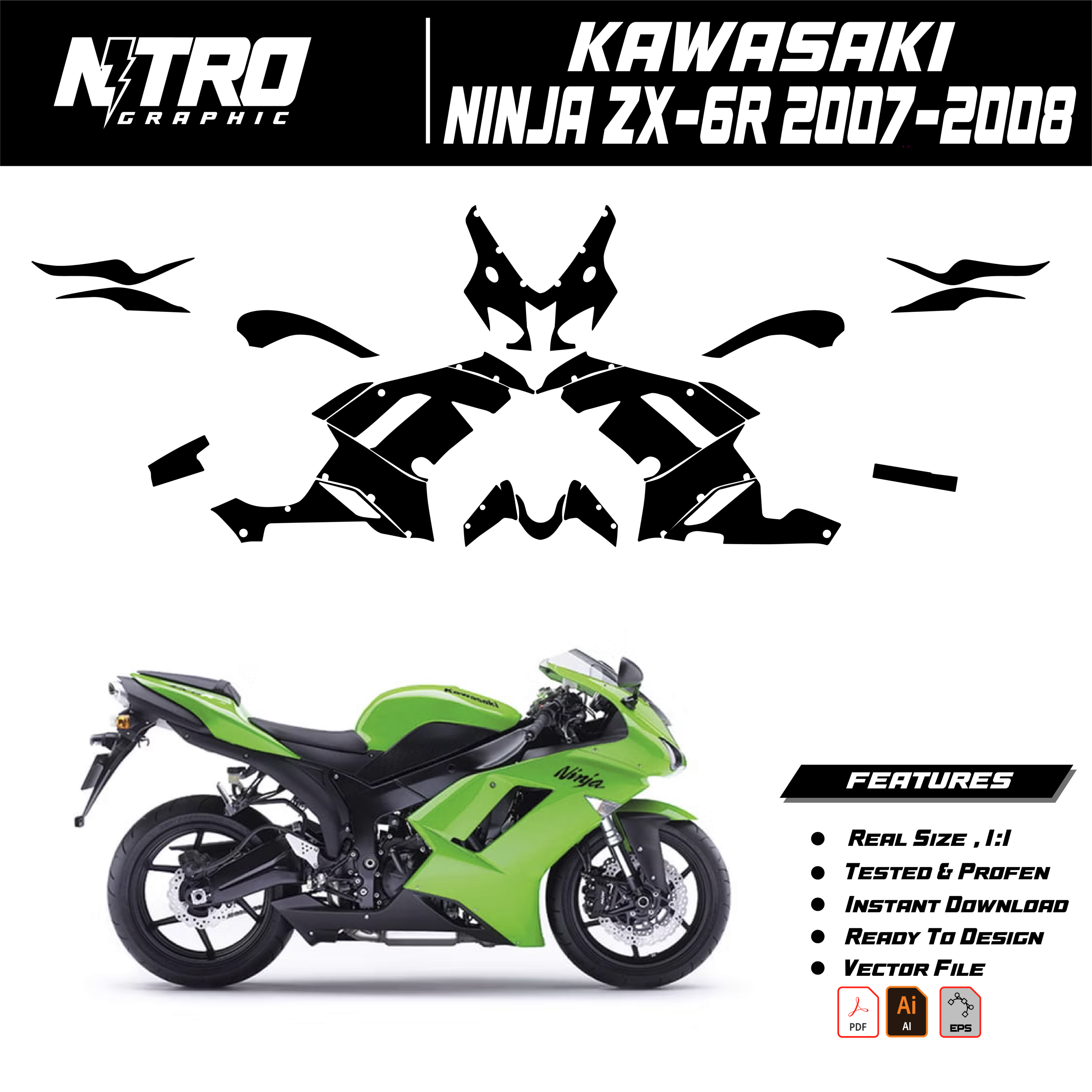 KAWASAKI NINJA ZX-6R 2007-2008