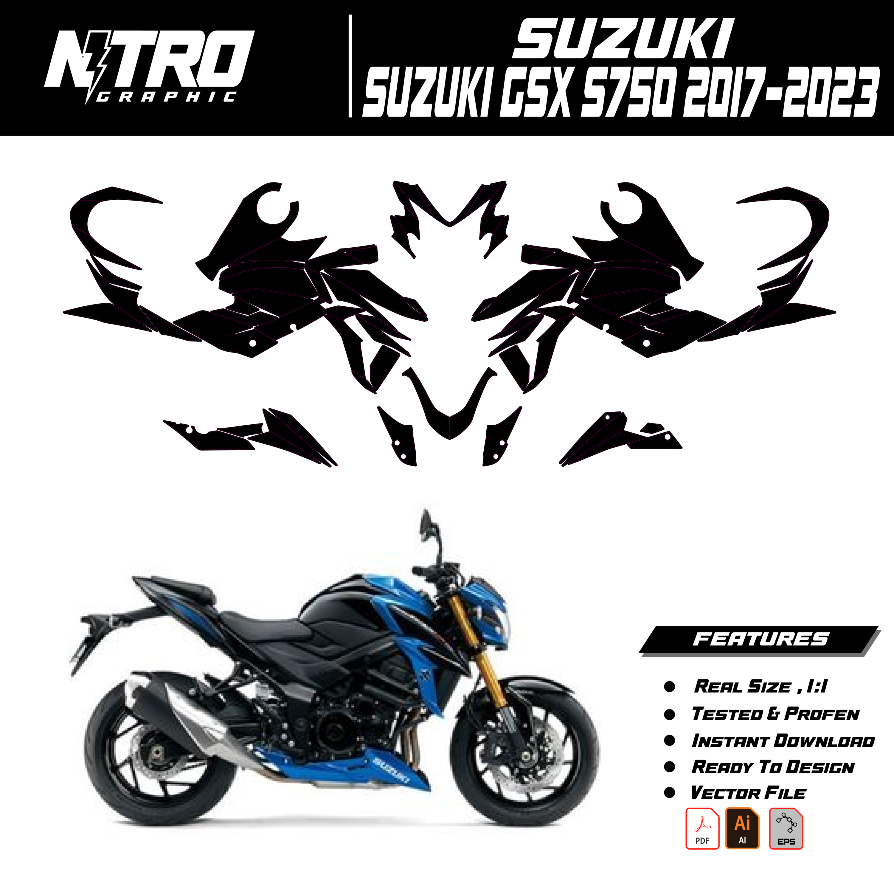 SUZUKI GSX S750 2017-2023