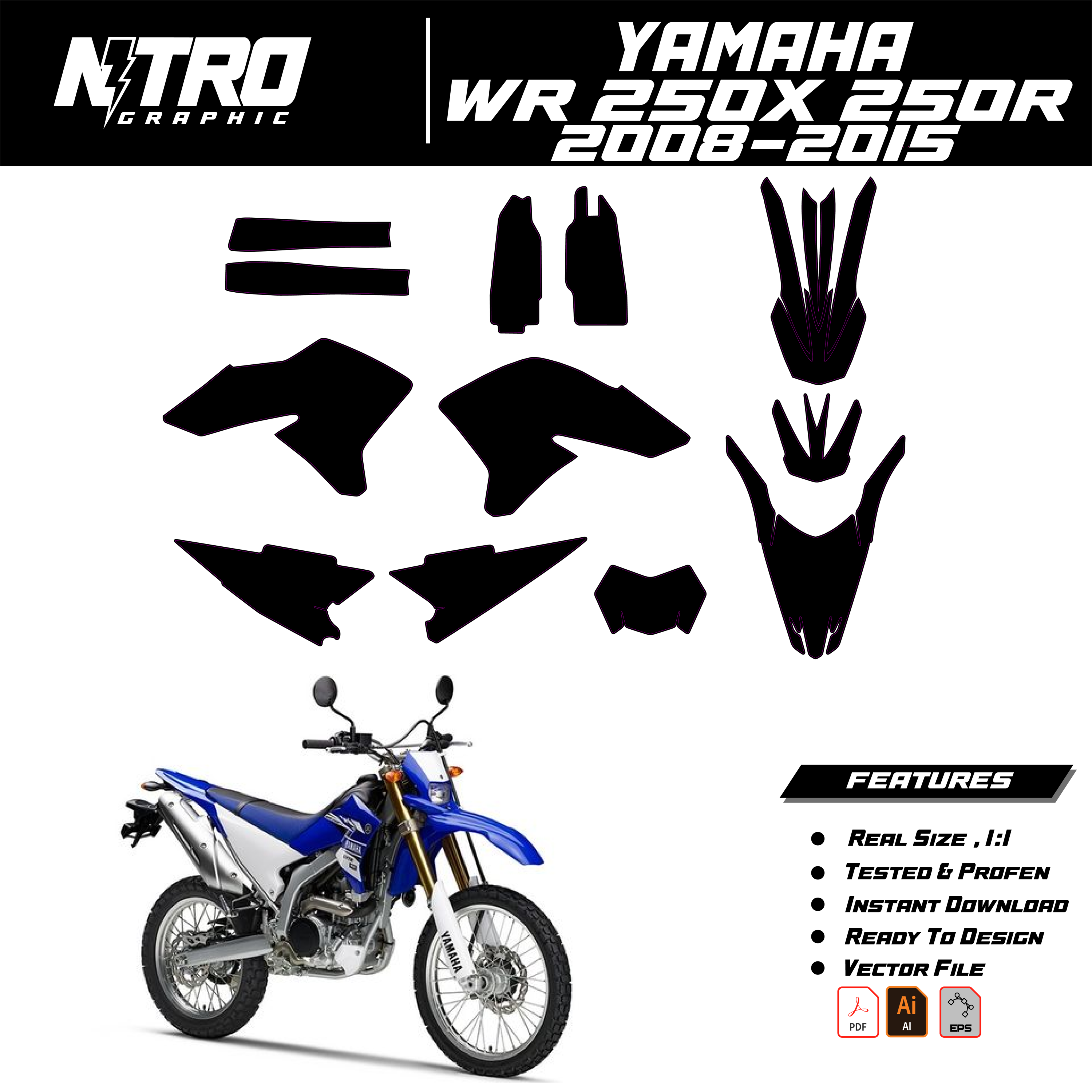 YAMAHA WR 250X 250R 2008-2015