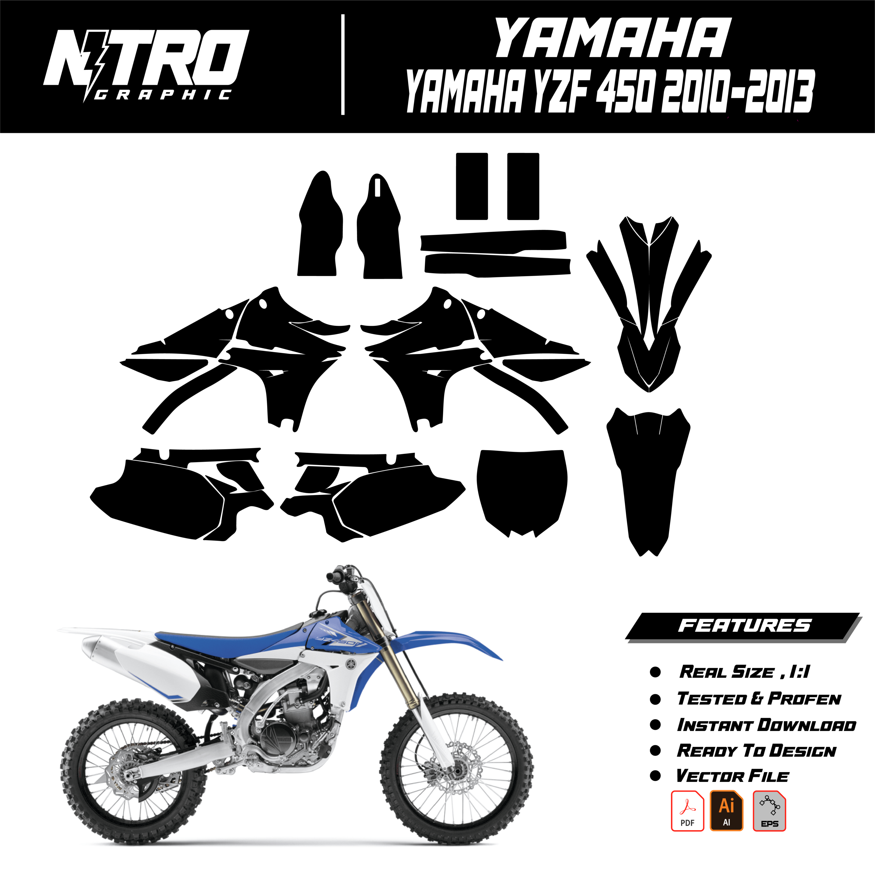 YAMAHA YZF 450 2010-2013