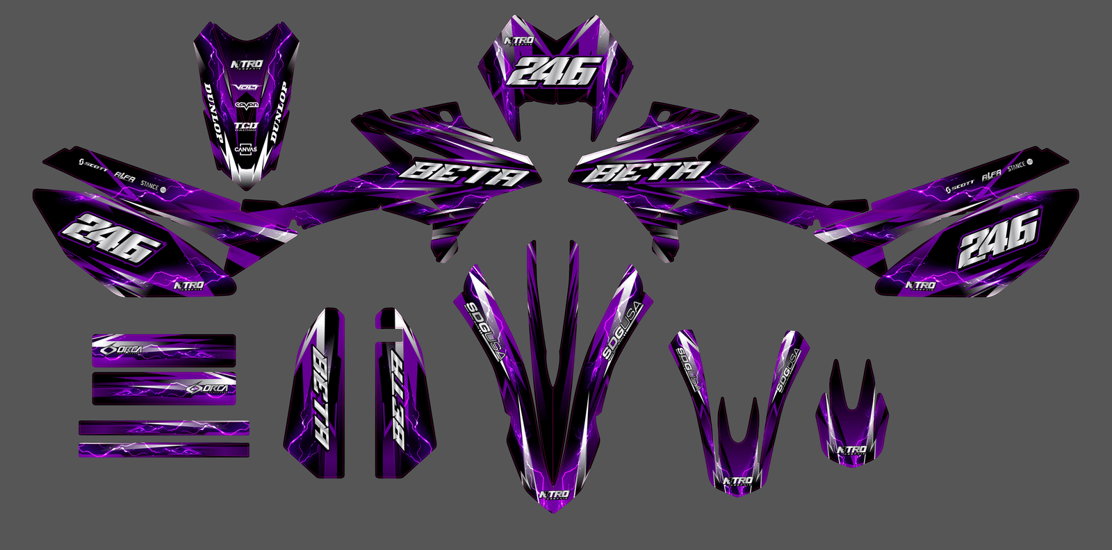 BETA RR 50 2011-2020 PURPLE THUNDER