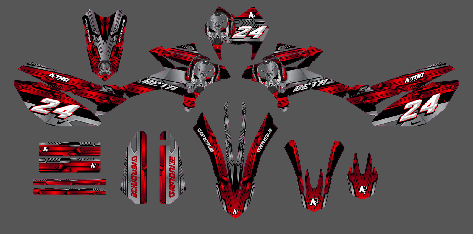 BETA RR 50 2011-2020 RED OVERDRIVE ROBOTS